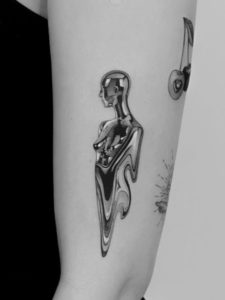 chrome tattoo chrom tatuaż