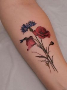 tattoo flowers gdansk