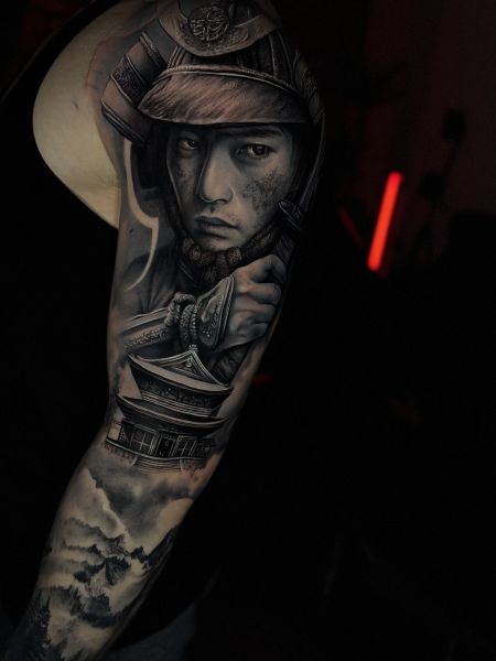 wojownik tatuaż żołnierz armia
