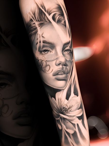 tatuaż realistyczny portret